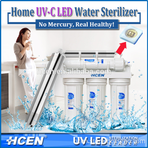 304 Stainless Steel 2.2GPM uv c led water sterilizer water treatment equipment